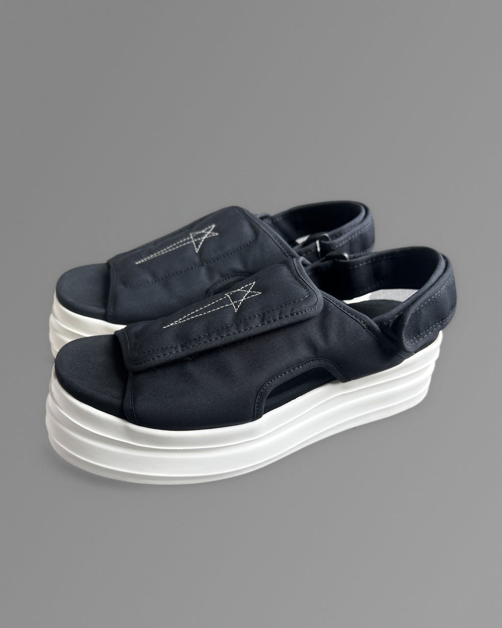 Rick Owens DRKSHDW Double Bumper Pentagram Sandals