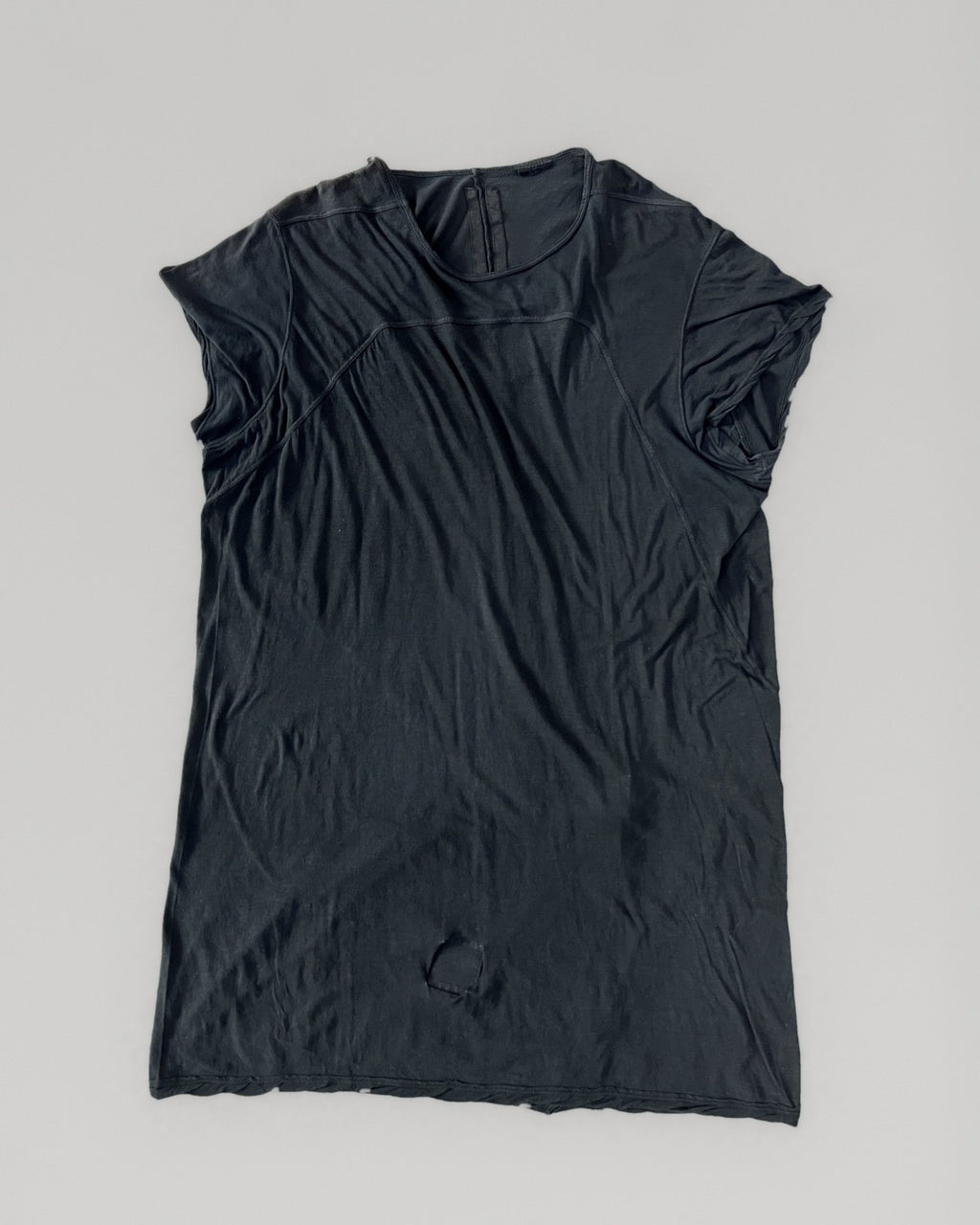 Rick Owens DRKSHDW Level Long Tee Black