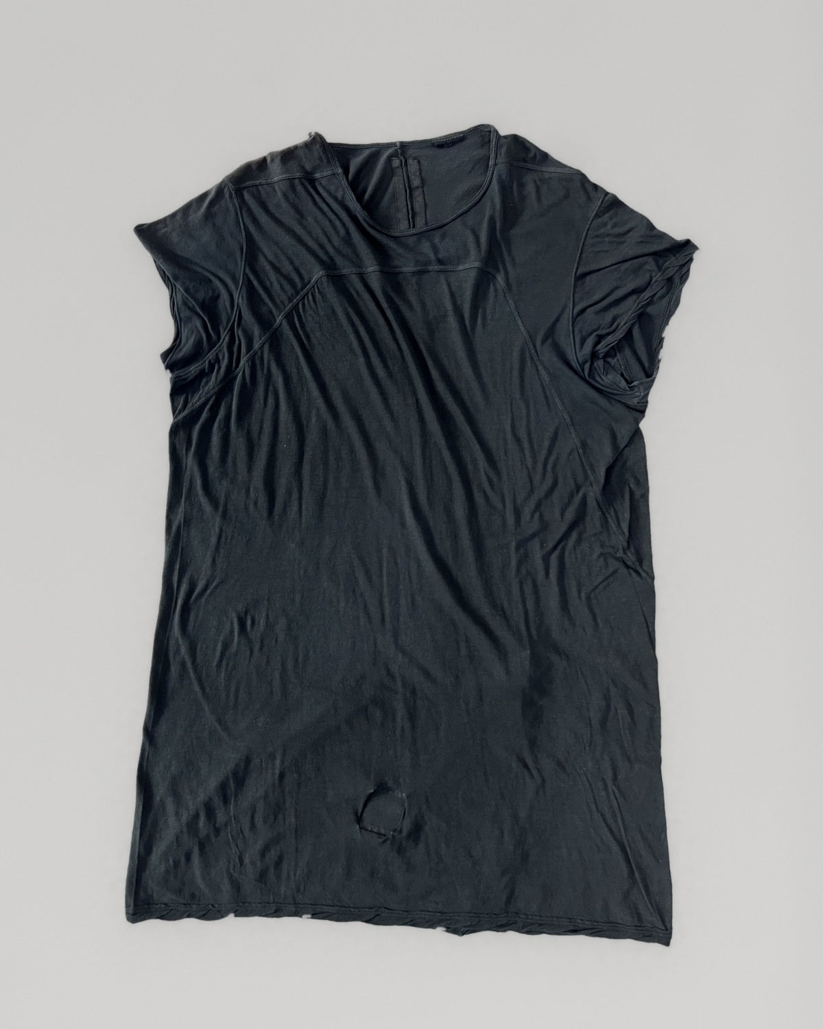 Rick Owens DRKSHDW Level Long Tee Black