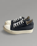 Rick Owens DRKSHDW Low Ramones Black Canvas