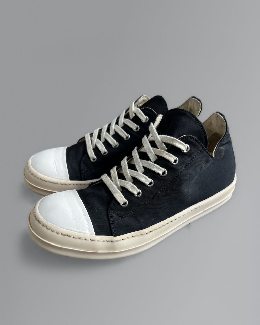 Rick Owens DRKSHDW Nylon Ramones Low Sneakers EU41.5