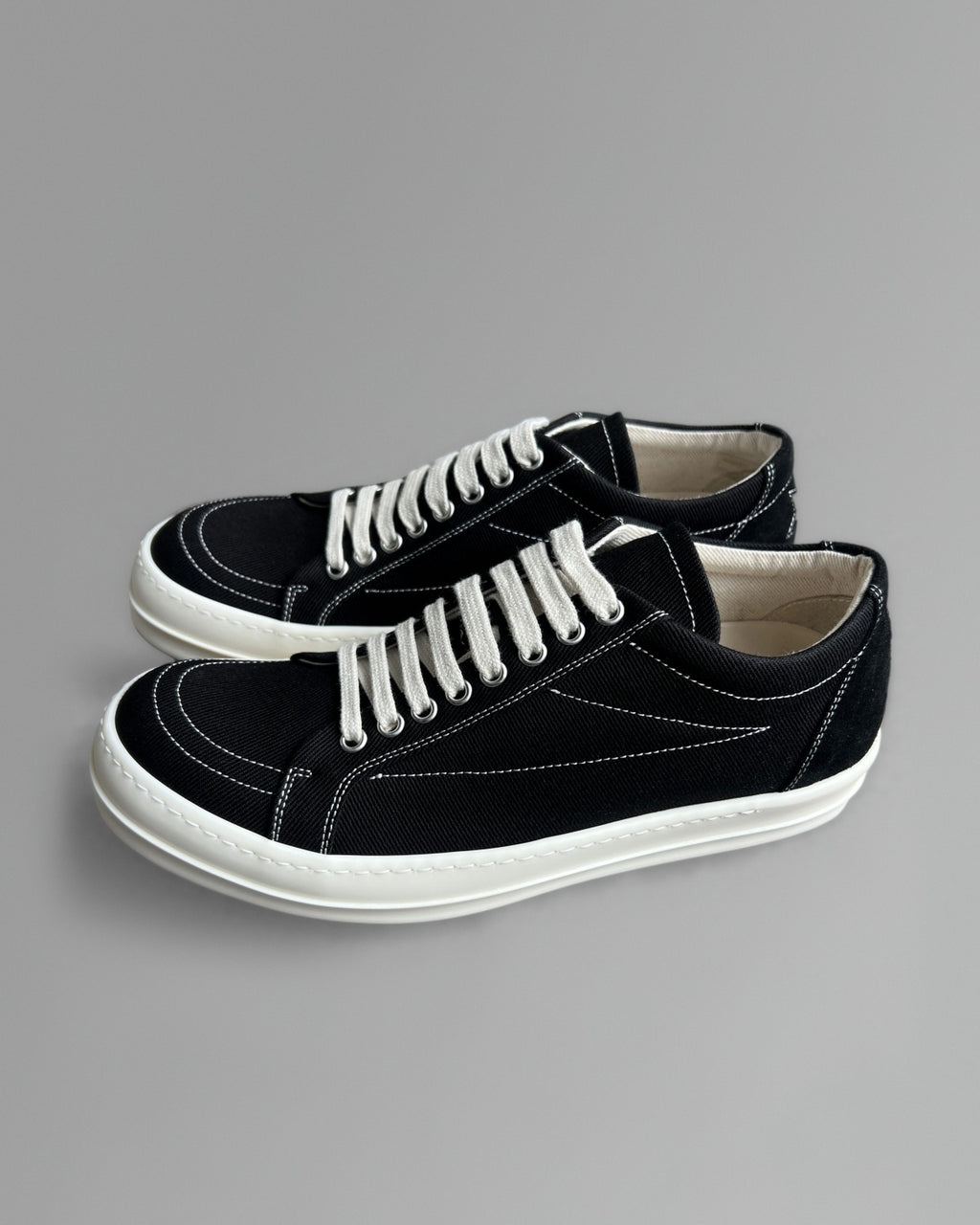 Rick Owens DRKSHDW Penta Vans Vintage Low Black Milk BNIB