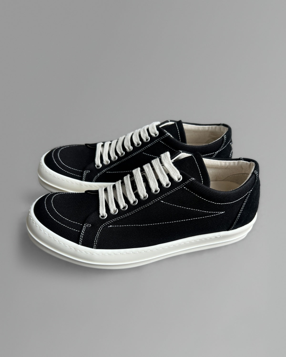 Rick Owens DRKSHDW Penta Vans Vintage Low Black Milk BNIB