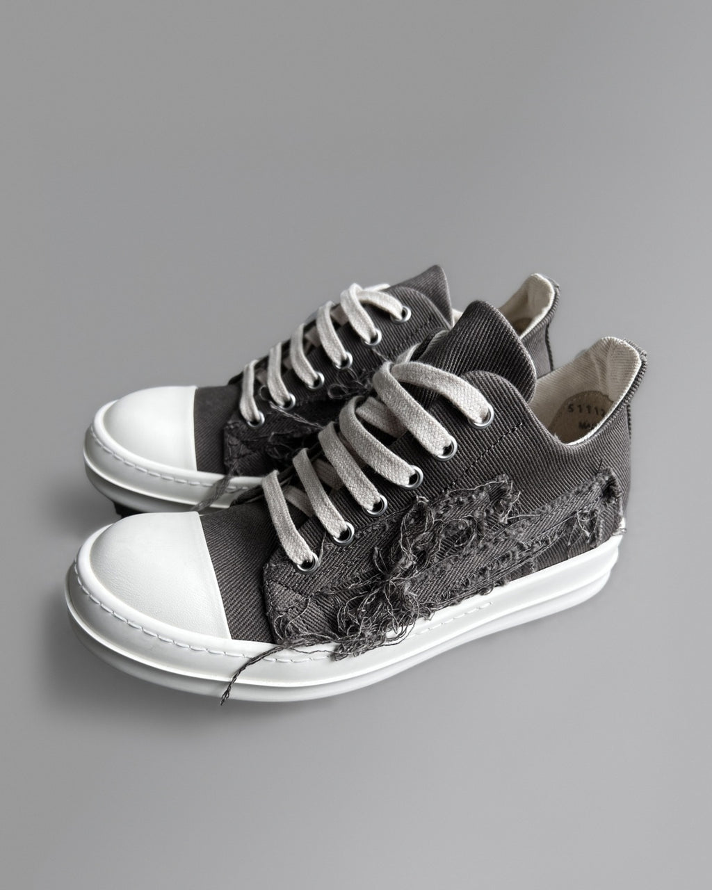 Rick Owens DRKSHDW Slashed Low Sneakers Dust EU35.5