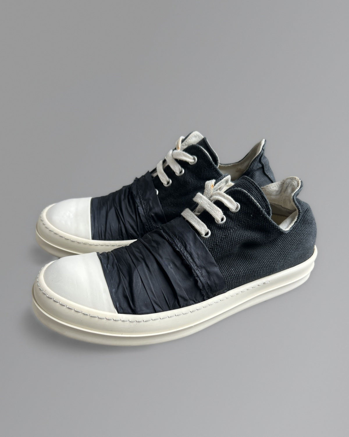 Rick Owens DRKSHDW Taped Ramones Low Sneakers EU40
