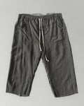 Rick Owens Dust Drop Crotch Raw Hem Cropped Pants