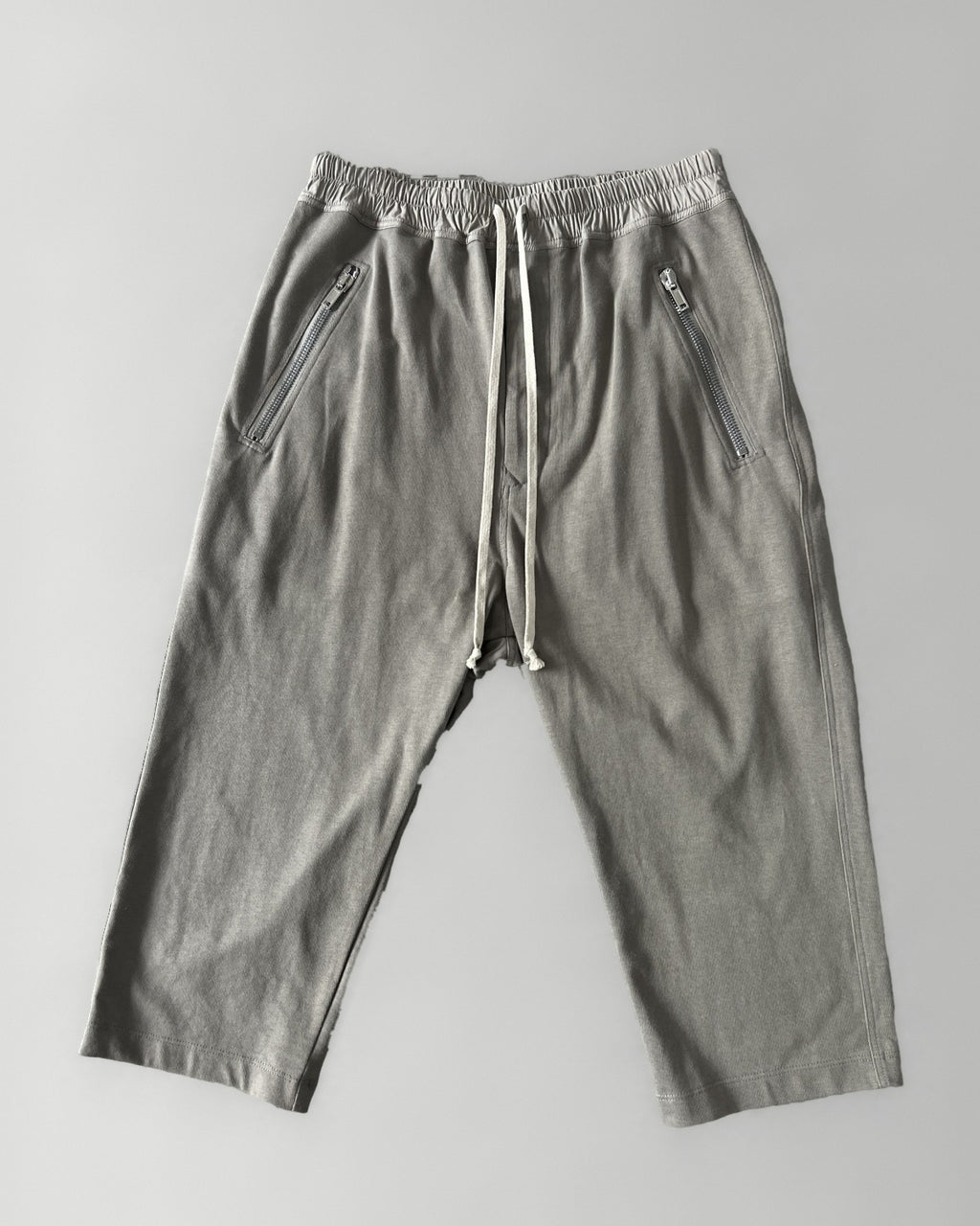 Rick Owens Sarouel Cropped Pants Dust Grey