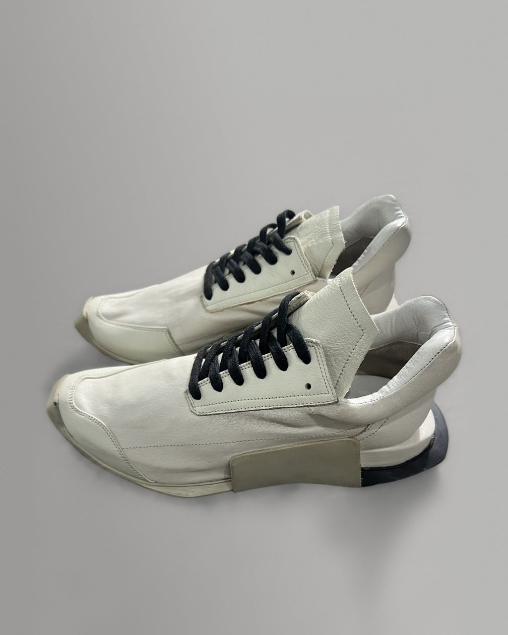 Rick Owens x Adidas Level Runner White Leather EU42