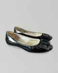 Roger Vivier Gommette Patent Flats Black EU37