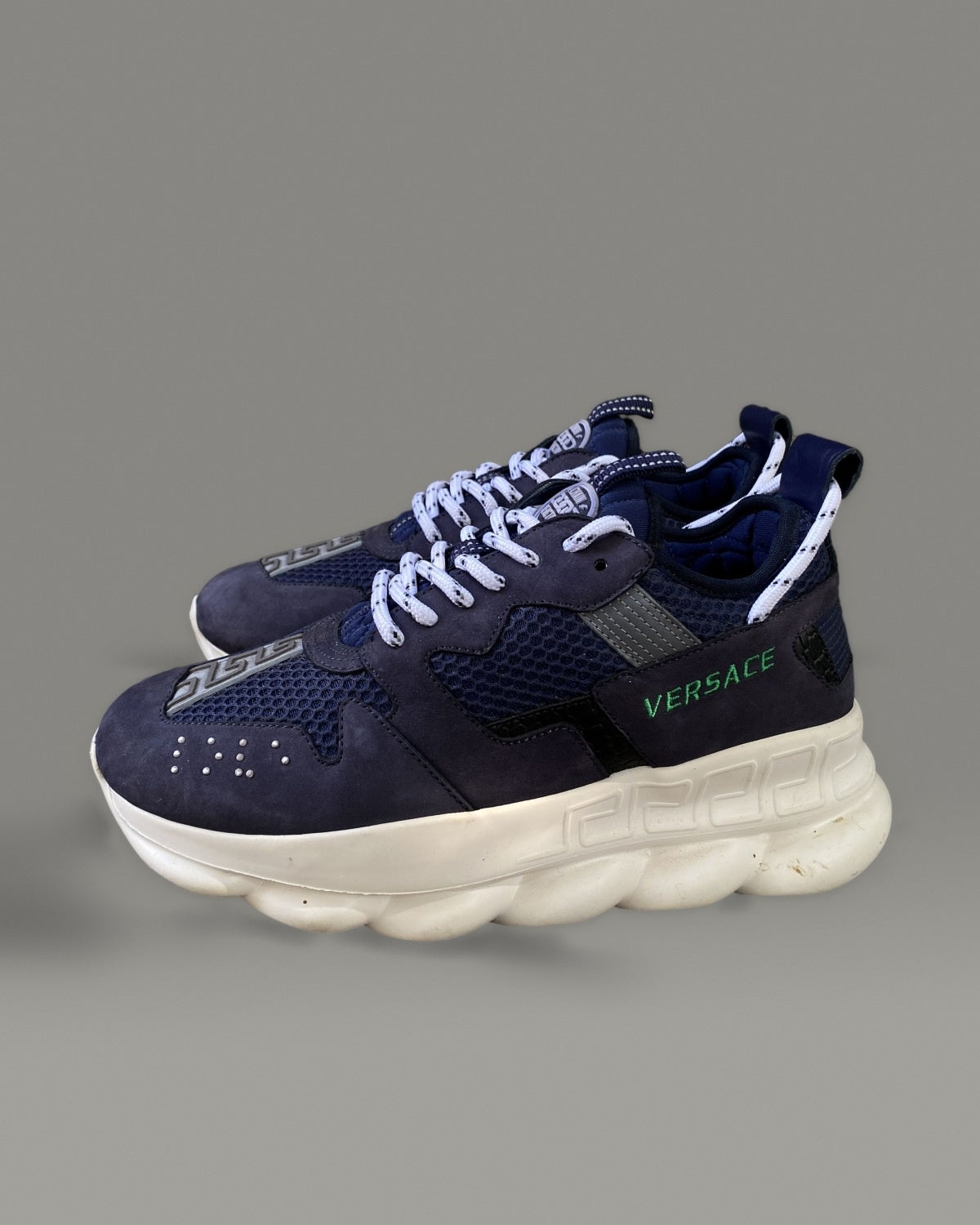 Versace Chain Reaction Navy Sneakers EU 40