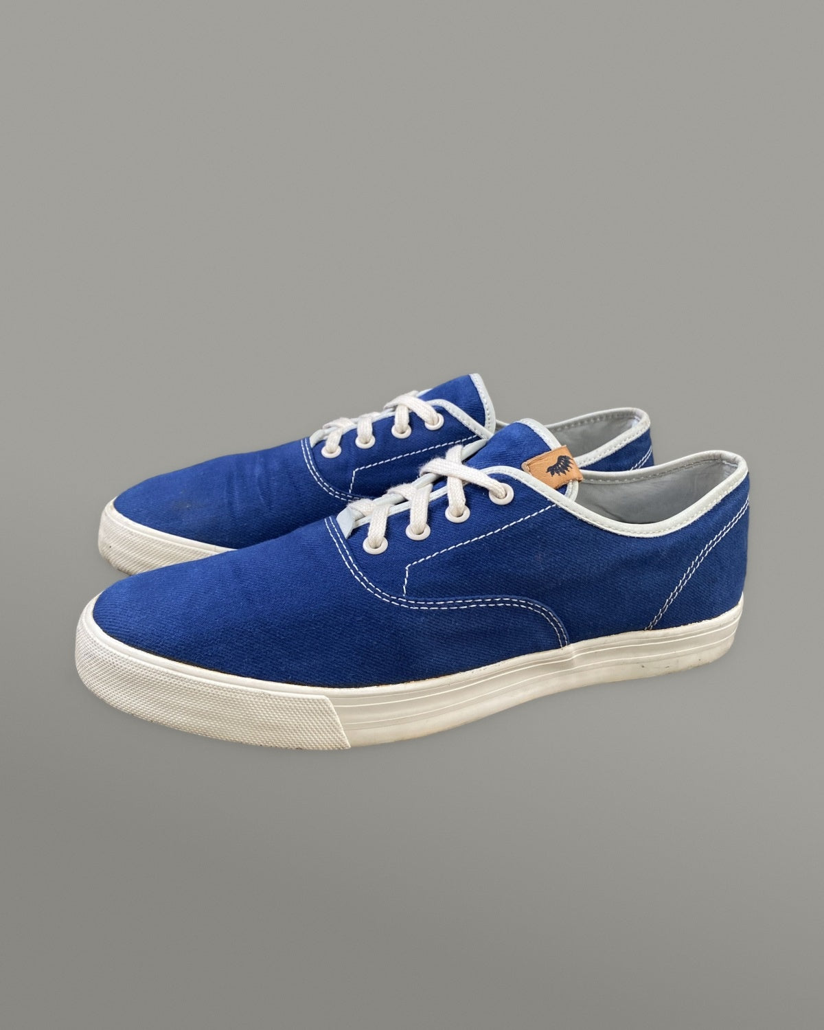 visvim Blue Canvas Low-Top Sneakers US 9.5